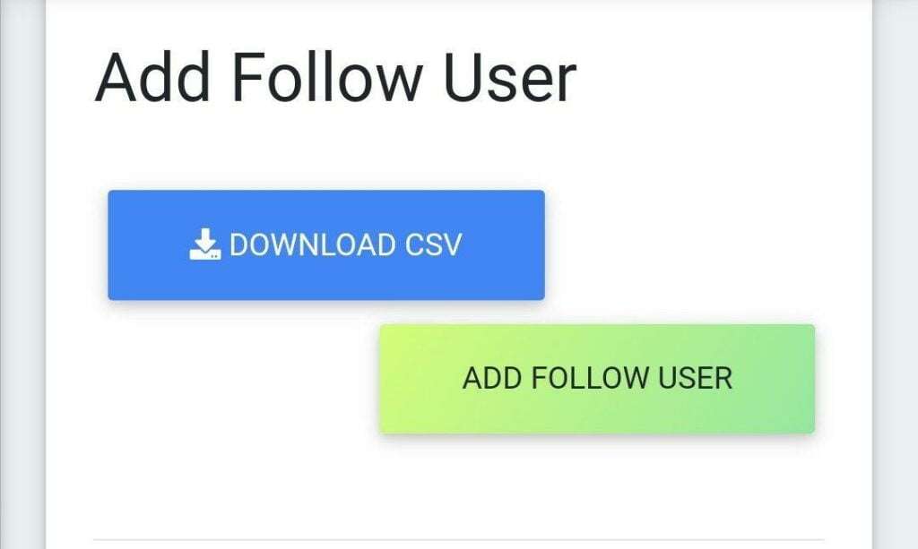 User add procedure follow