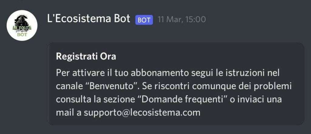 The Discord Offers Bot is able to manage subscriptions and permissions in a complete and advanced way